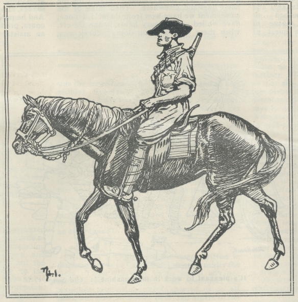 Sketch of a Light Horseman
