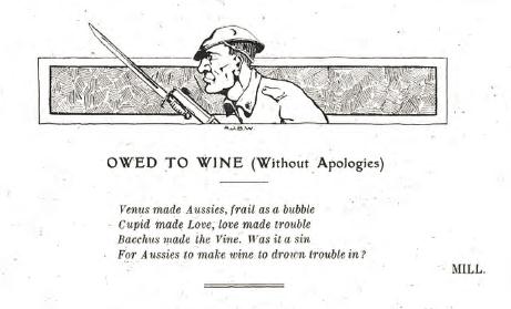 Owed to Wine poem